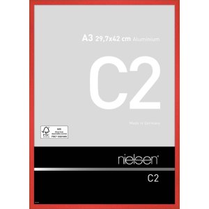 Cuadro de aluminio Nielsen C2 29,7x42 cm tornado rojo