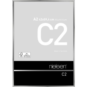 Nielsen Marco de aluminio C2 42x59,4 cm plata