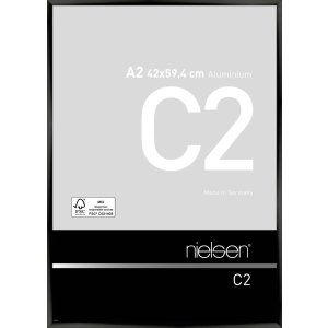 Nielsen Marco de aluminio C2 42x59,4 cm anodizado negro...