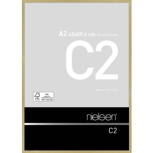 Nielsen Marco de aluminio C2 42x59,4 cm estructura oro mate