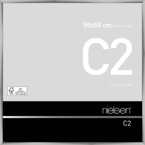 Marco de aluminio Nielsen C2 50x50 cm plata