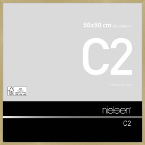 Nielsen marco de aluminio C2 50x50 cm estructura oro mate