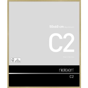 Nielsen Marco de aluminio C2 50x60 cm estructura oro mate