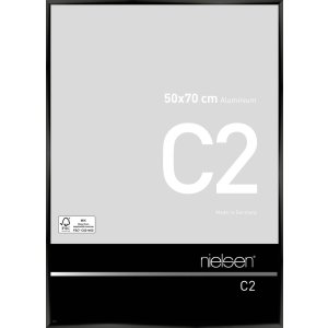 Marco de aluminio Nielsen C2 50x70 cm anodizado negro...