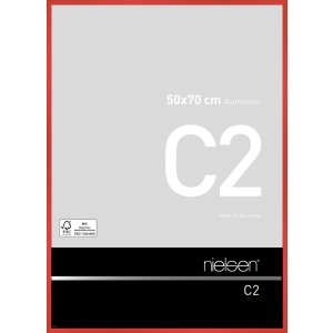 Nielsen Marco de aluminio C2 50x70 cm tornado rojo