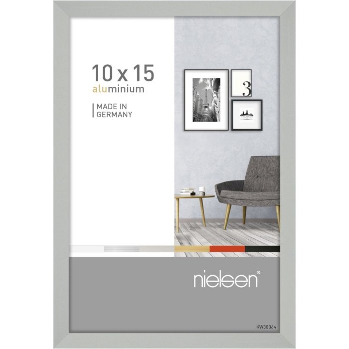 Marco de aluminio Nielsen Pixel 10x15 cm plata mate