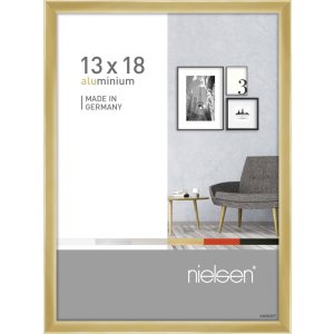 Marco de aluminio Nielsen Pixel 13x18 cm dorado brillante