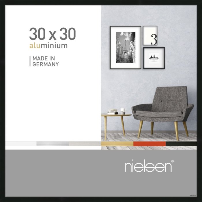 Nielsen Marco de aluminio Pixel 30x30 cm negro