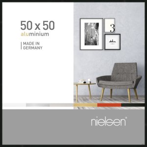Nielsen Marco de aluminio Pixel 50x50 cm negro