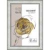 Marco de madera Ascot 10x15 cm plata