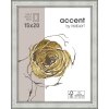 Marco de madera Ascot 13x18 cm plata