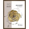 Marco de madera Ascot 21x29,7 cm marrón oscuro-oro