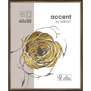 Marco de madera Nielsen Ascot 40x50 cm marrón...