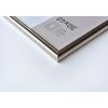 Marco de madera Ascot 40x50 cm plata