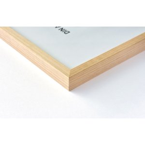 Marco de madera con clip Quadrum 18x24 cm roble natural