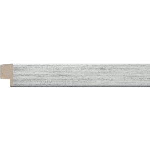 Marco de madera con clip Quadrum 18x24 cm plata