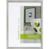 Marco de madera con clip Quadrum 18x24 cm plata
