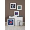Marco de madera con clip Quadrum 18x24 cm plata