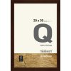 Marco de madera con clip Quadrum 20x30 cm wenge