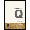 Marco de madera con clip Quadrum 30x42 cm negro