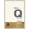 Marco de madera con clip Quadrum 30x42 cm arce