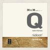 Marco de madera desmontable Quadrum 30x30 cm blanco