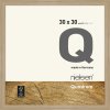 Marco de madera con clip Quadrum 30x30 cm roble natural