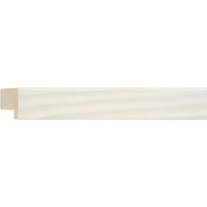 Marco de madera con clip Quadrum 30x40 cm blanco