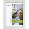 Marco de madera con clip Quadrum 30x40 cm blanco