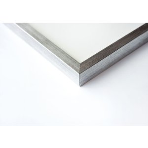 Marco de madera con clip Quadrum 30x40 cm plata