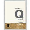 Marco de madera con clip Quadrum 30x40 cm plata