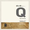 Marco de madera con clip Quadrum 40x40 cm blanco