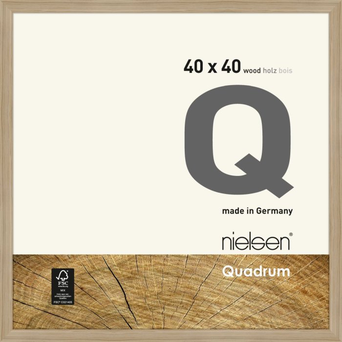 Nielsen Cambiador de Madera Quadrum 40x40 cm roble natural