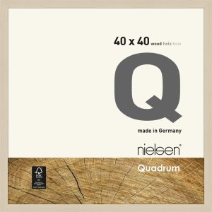 Marco de madera con clip Quadrum 40x40 cm arce