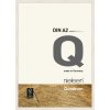 Marco de madera con clip Quadrum 42x60 cm blanco