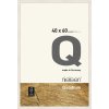 Marco de madera con clip Quadrum 40x60 cm blanco