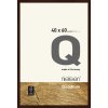 Marco de madera con clip Quadrum 40x60 cm wenge