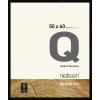Marco de madera con clip Quadrum 50x60 cm negro