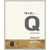 Marco de madera desmontable Quadrum 50x60 cm plata