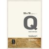 Marco de madera con clip Quadrum 50x70 cm blanco