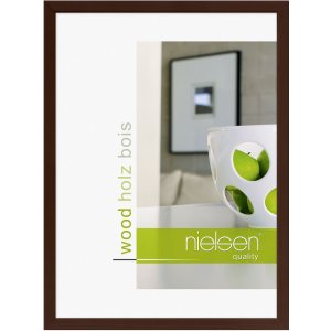 Marco de madera con clip Quadrum 50x70 cm wenge