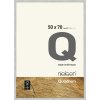 Marco de madera desmontable Quadrum 50x70 cm plata