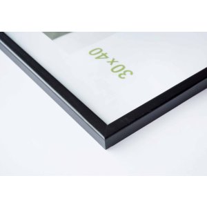 Marco de madera Zoom 10x15 cm negro