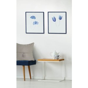 Zoom Marco de madera 40x50 cm plata