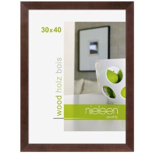 Marco esencial de madera de palisandro de 13x18 cm