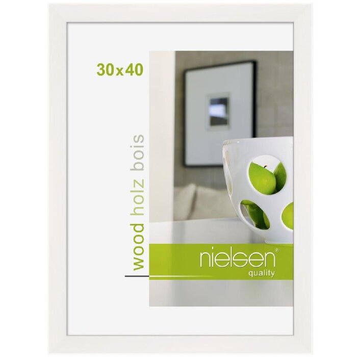 Marco de madera Esencial 21x29,7 cm blanco