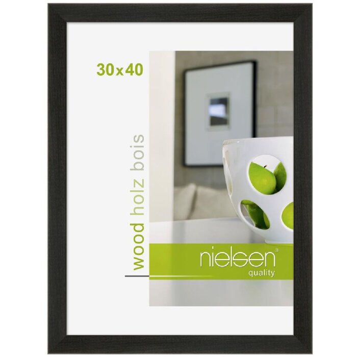 Marco de madera Nielsen Essential 50x70 cm negro