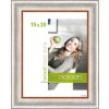 Marco de madera Derby 15x20 cm plata
