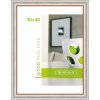 Marco de madera Derby 30x40 cm plata