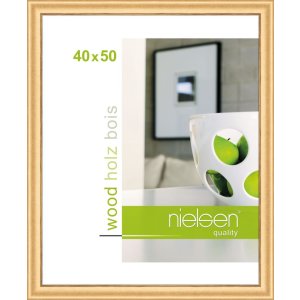 Marco de madera Derby 40x50 cm dorado